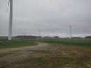 Parc éolien. Continuer direction Nord